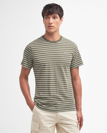 Barbour Ponte Stripe Mens Tailored T-Shirt