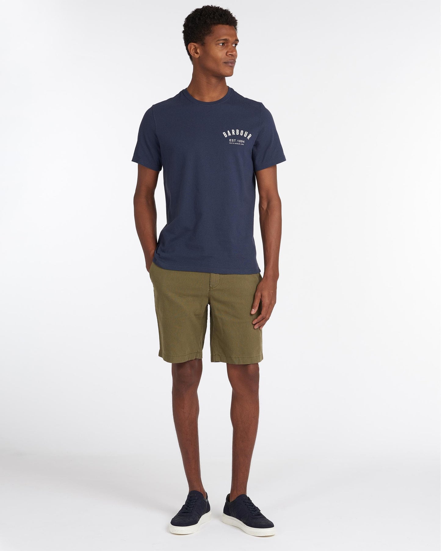Barbour Preppy Mens T-Shirt - New Navy