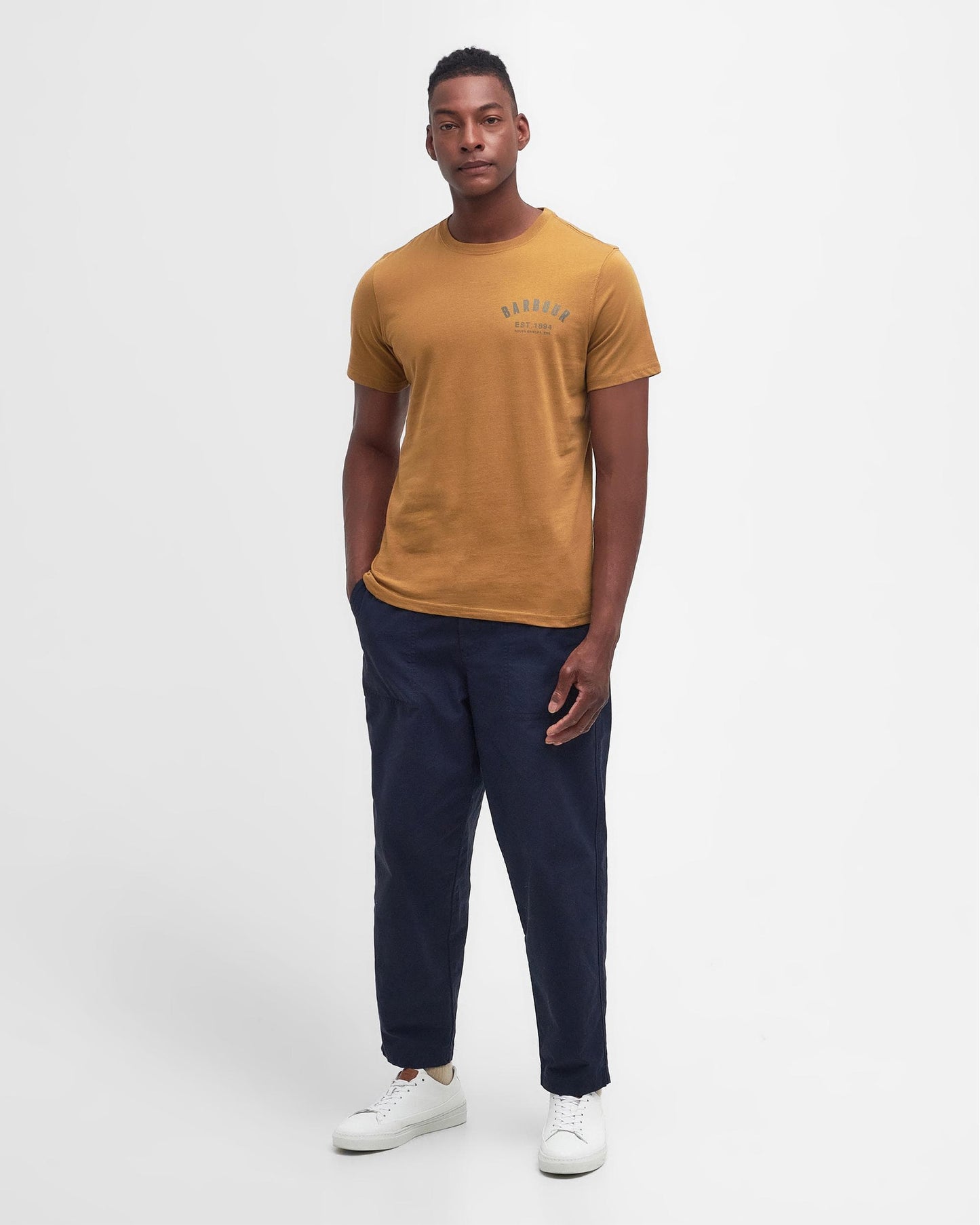 Barbour Preppy Mens T-Shirt - Cumin