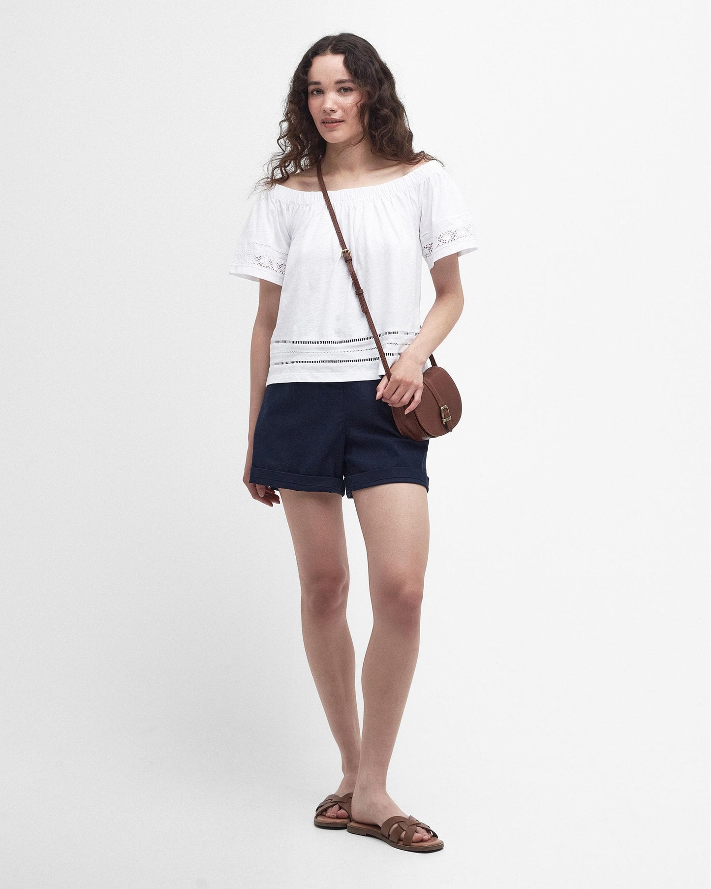 Barbour Ralee Womens Relaxed Top - White