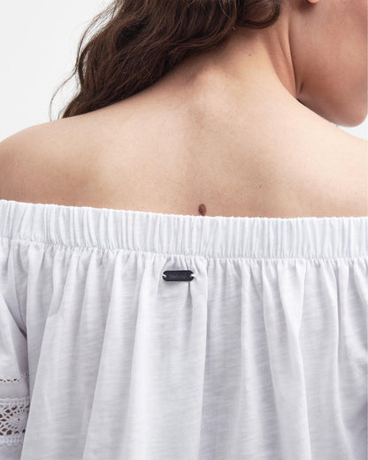 Barbour Ralee Womens Relaxed Top - White