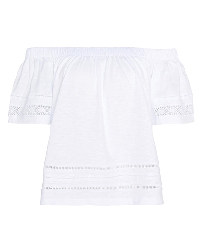 Barbour Ralee Womens Relaxed Top - White