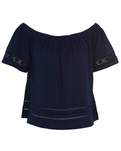 Barbour Ralee Womens Relaxed Top - Navy