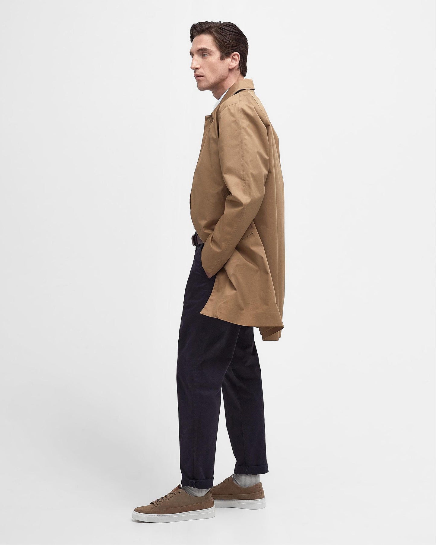 Barbour Rokig Mens Jacket - Military Brown