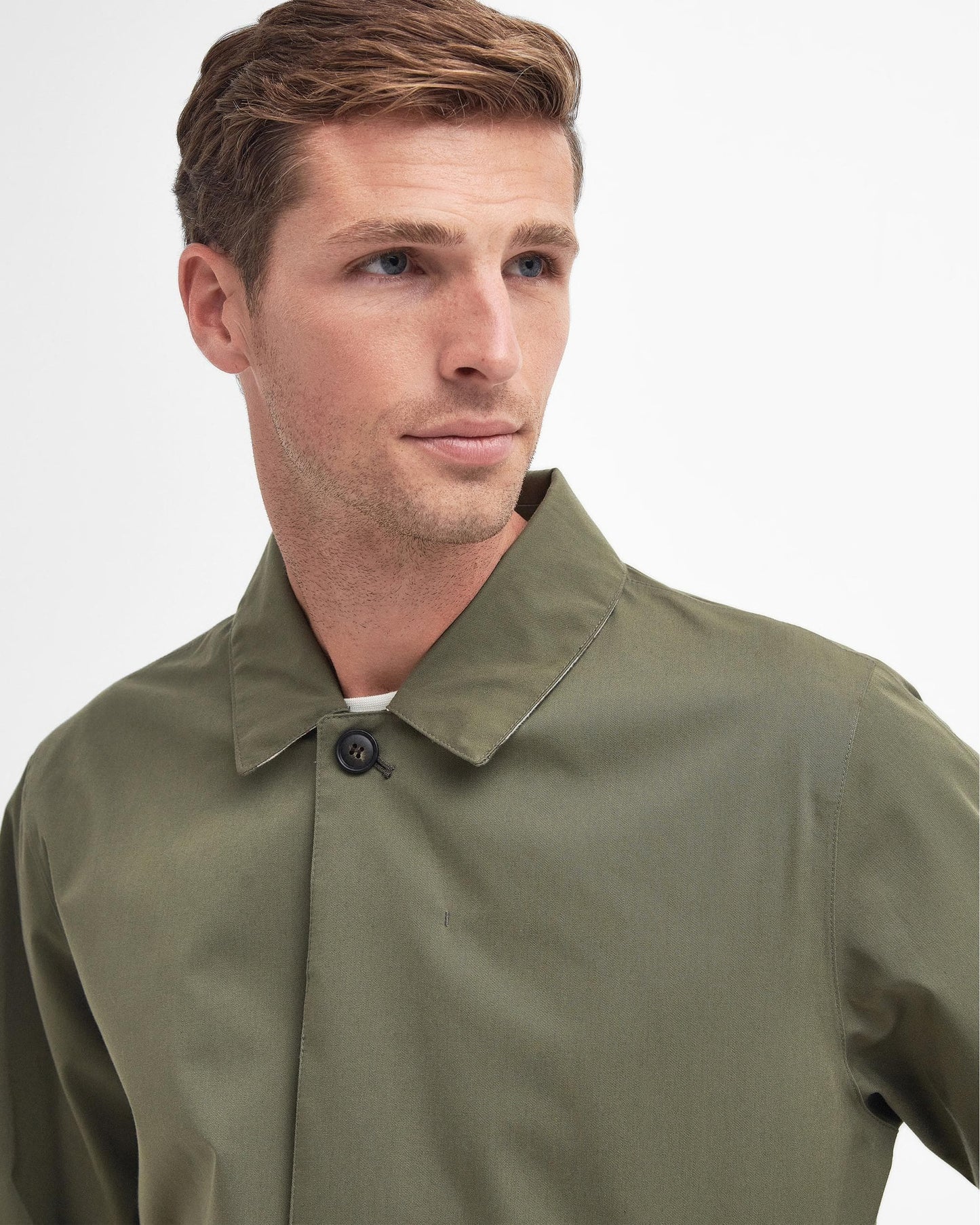 Barbour Rokig Mens Jacket - Dusty Olive/Glenmoor