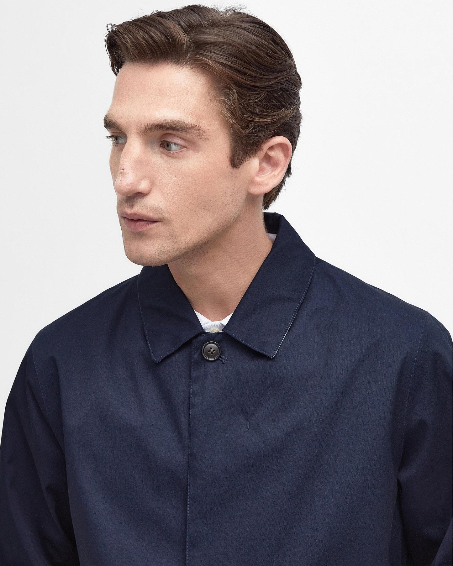 Barbour Rokig Mens Jacket - Navy/Berwick