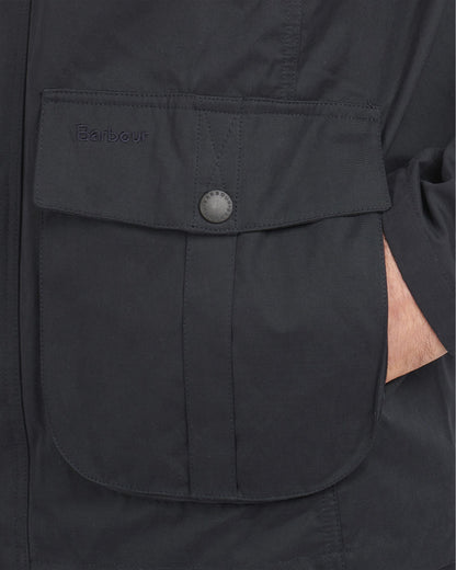 Barbour Sanderling Casual Mens Jacket - Navy