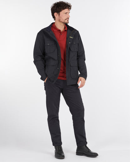 Barbour Sanderling Casual Mens Jacket - Navy