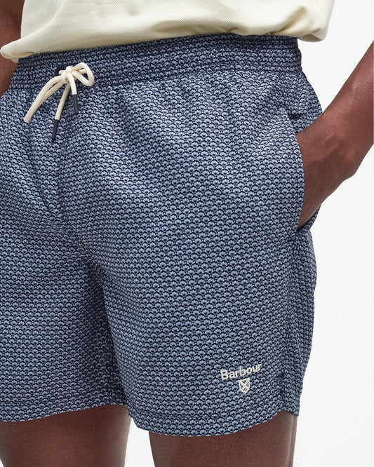 Barbour Shell Mens Swim Shorts - Navy