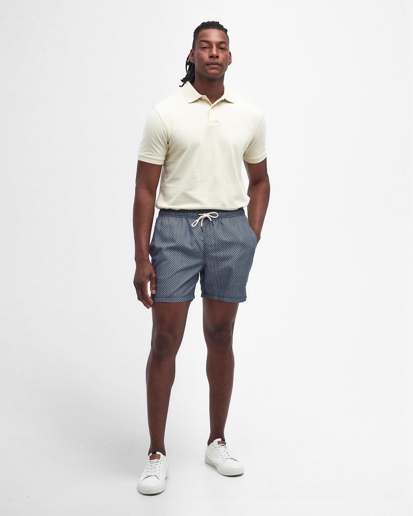 Barbour Shell Mens Swim Shorts - Navy