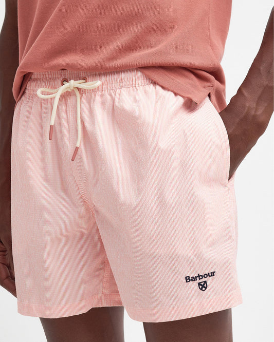 Barbour Somerset Mens Swim Shorts - Pink Clay