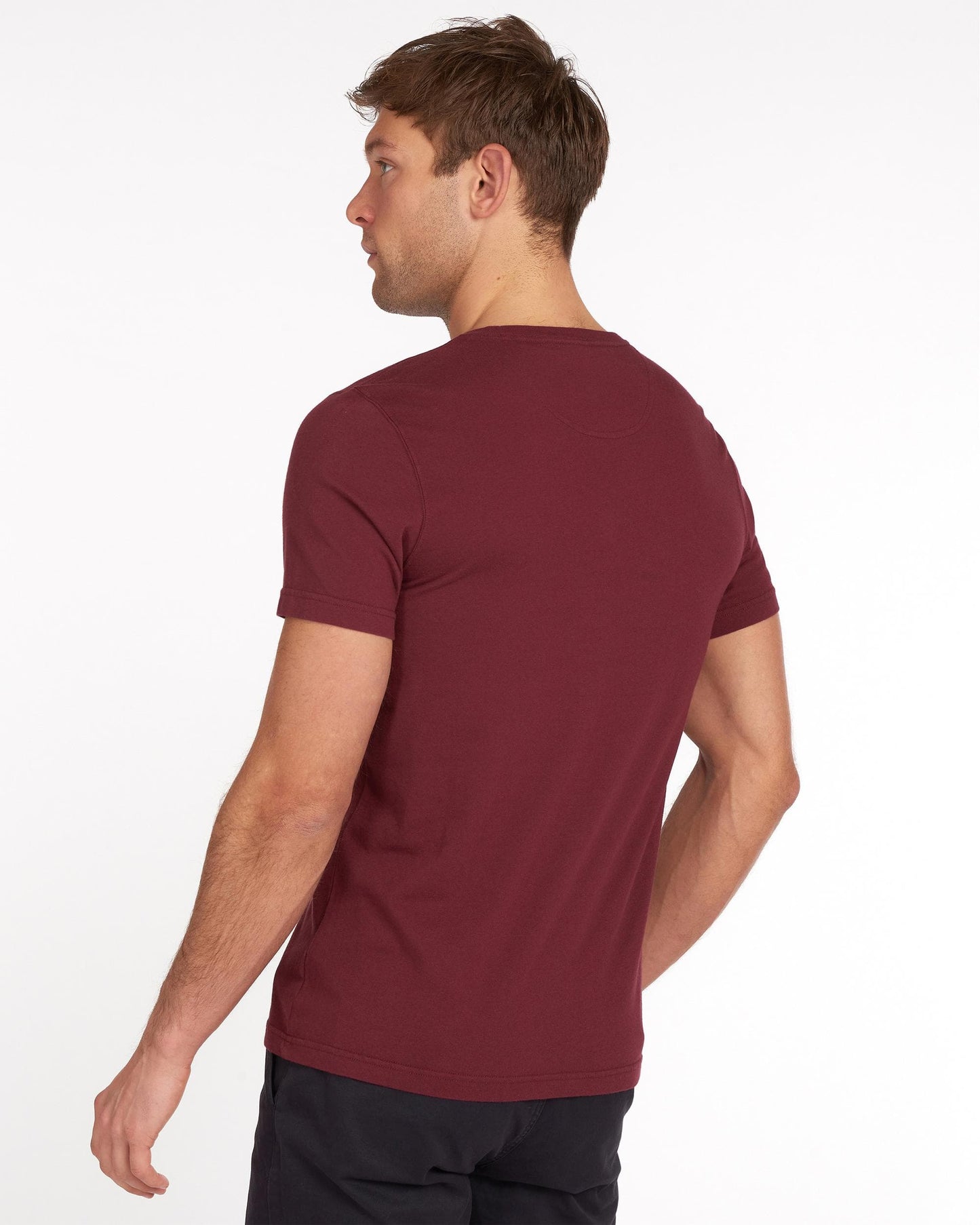 Barbour Sports Mens T-Shirt - Ruby
