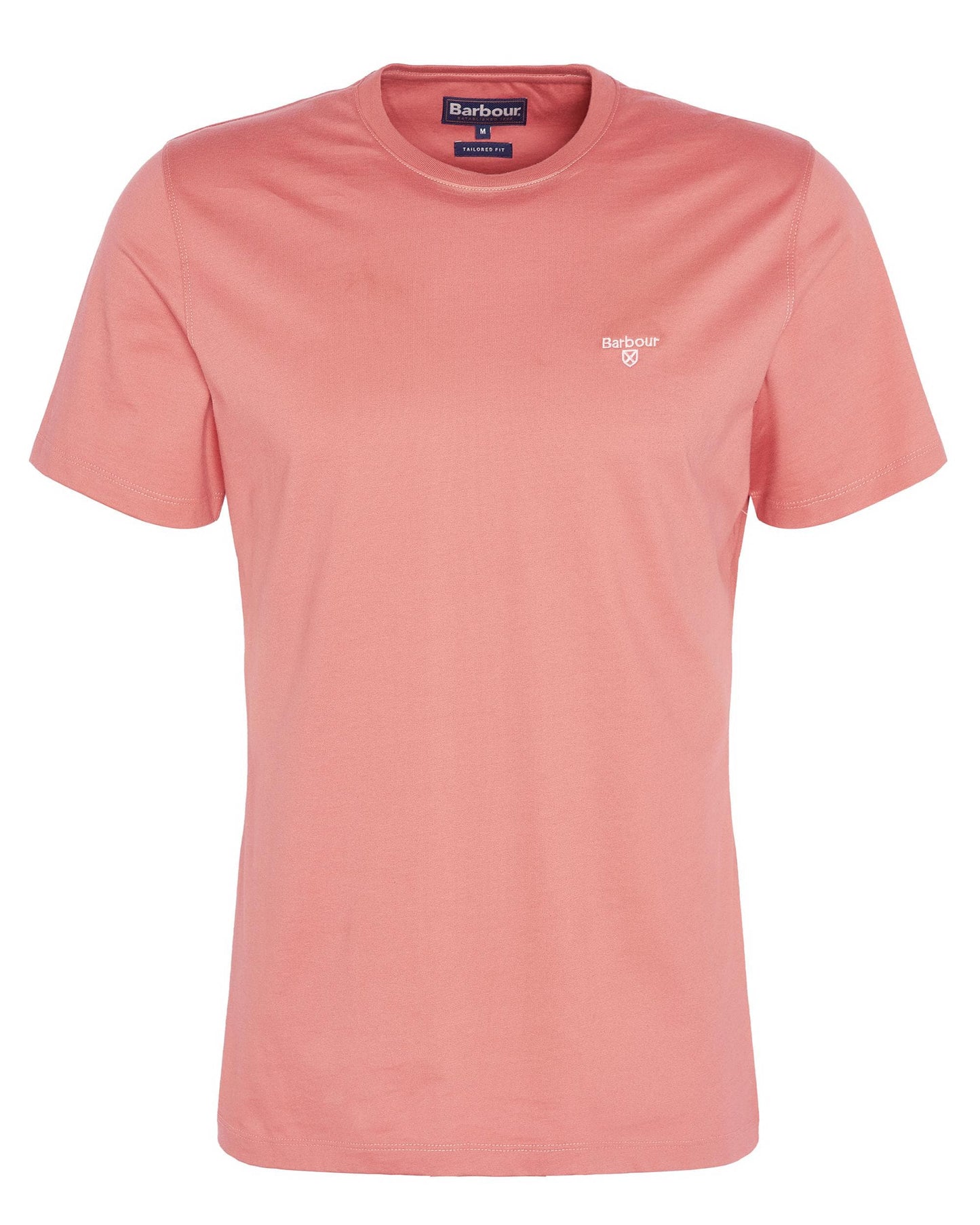 Barbour Sports Mens T-Shirt - Pink Clay