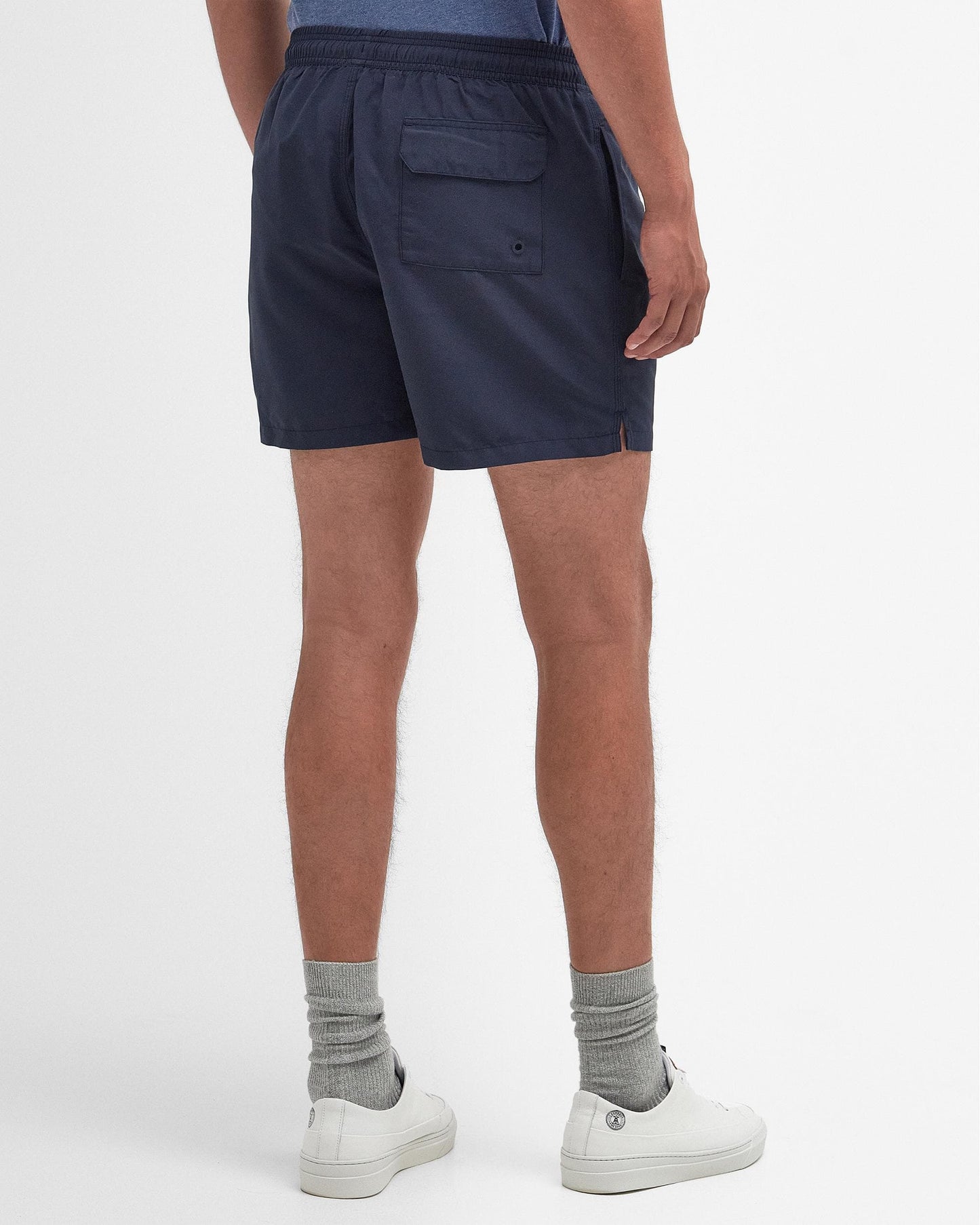 Barbour Staple Logo Mens 5 Swim Shorts - Navy