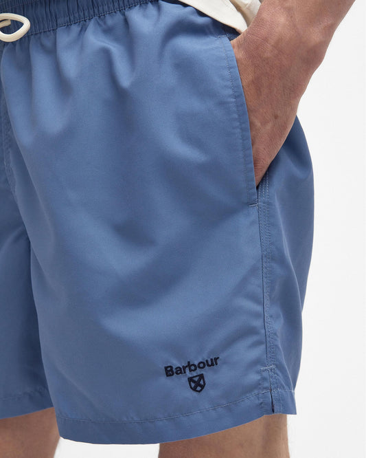 Barbour Staple Logo Mens 5 Swim Shorts - Force Blue