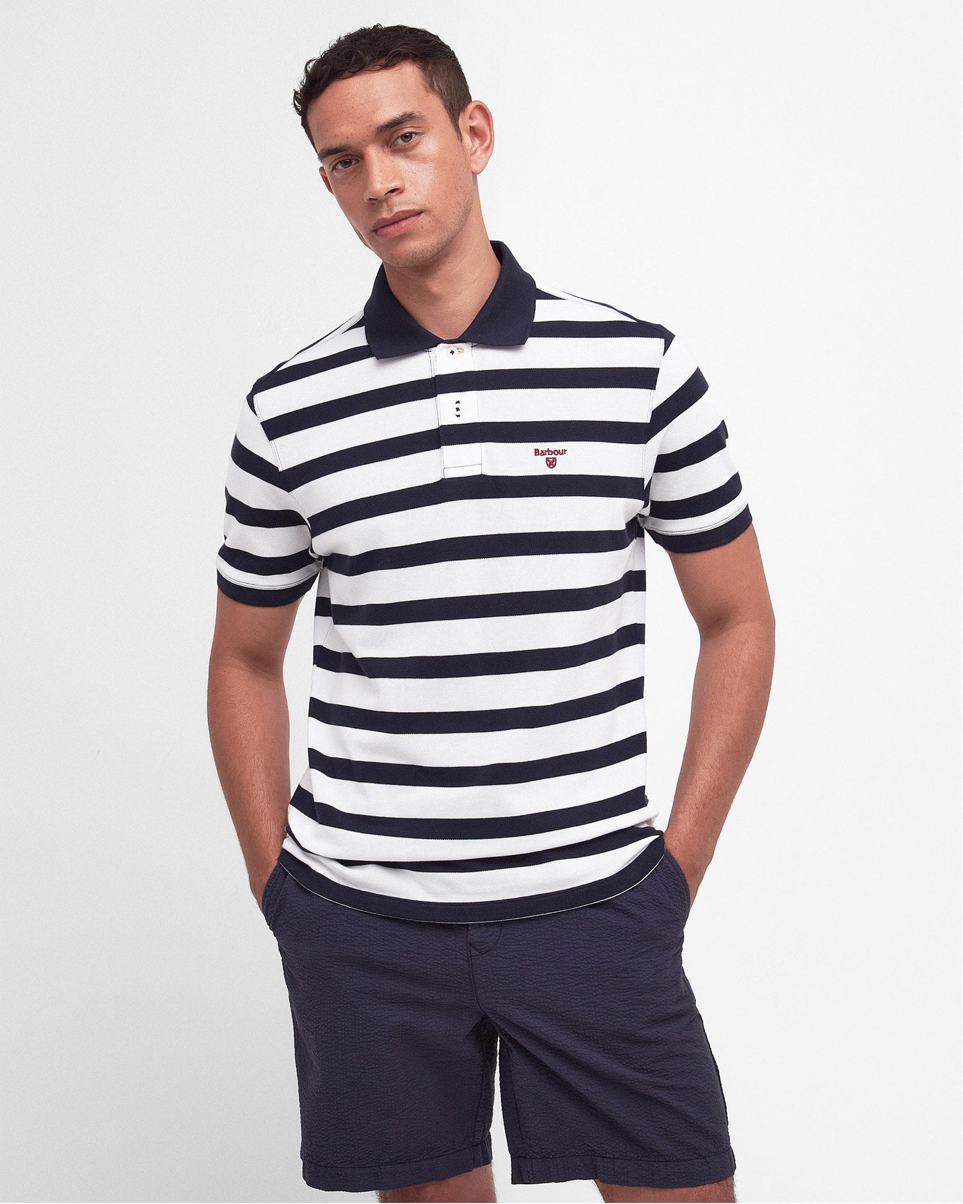 Barbour Barbour Stripe Mens Tailored Sports Polo