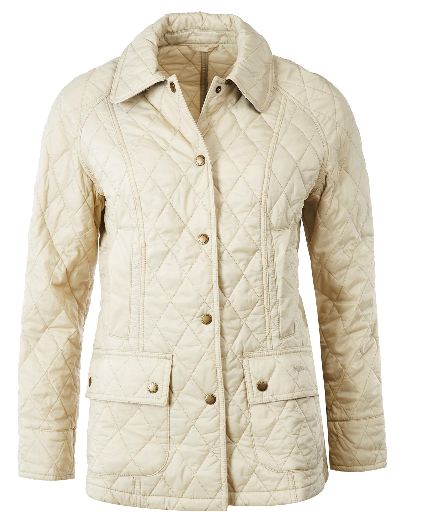 Barbour Summer Beadnell Womens Quilted Jacket - Pearl