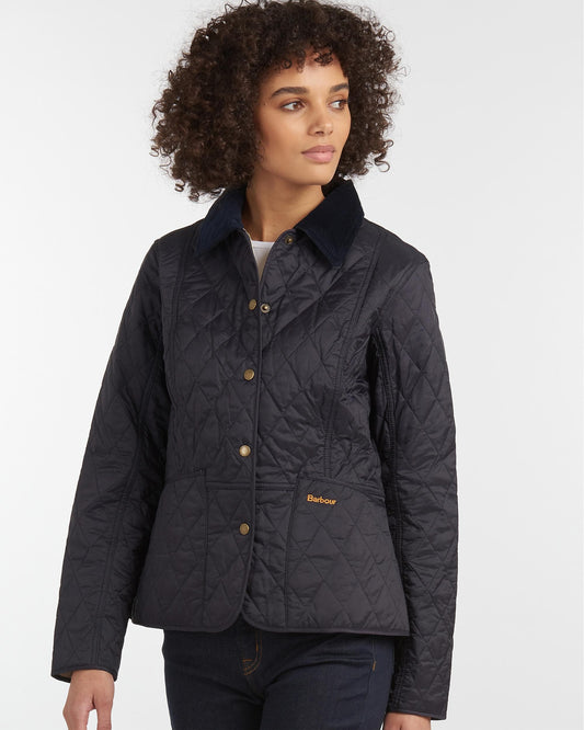 Barbour Summer Liddesdale Womens Jacket - Navy/Pearl