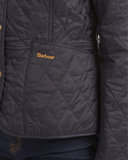 Barbour Summer Liddesdale Womens Jacket - Navy/Pearl
