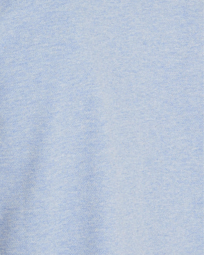 Barbour Tartan Pique Mens Polo S/S 25 - Sky Marl/Dress