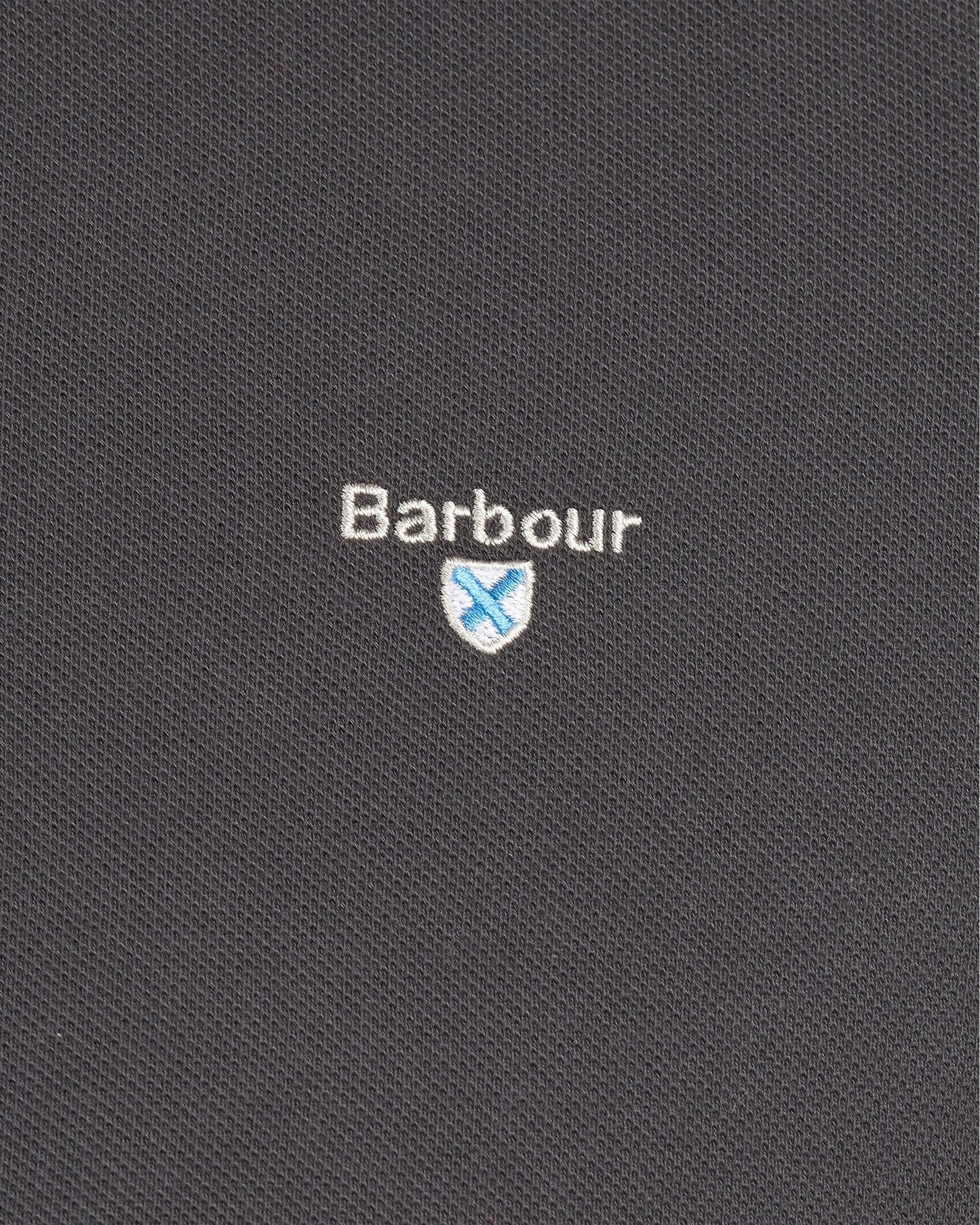 Barbour Tartan Pique Mens Polo S/S 25 - Navy/Dress