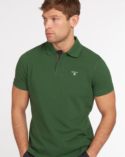Barbour Tartan Pique Mens Polo S/S 25