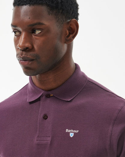 Barbour Tartan Pique Mens Polo - Fig