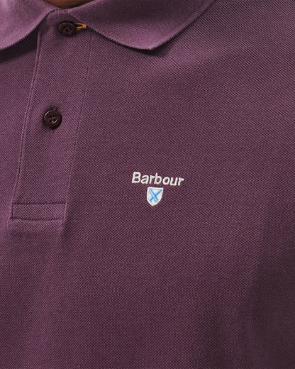 Barbour Tartan Pique Mens Polo - Fig