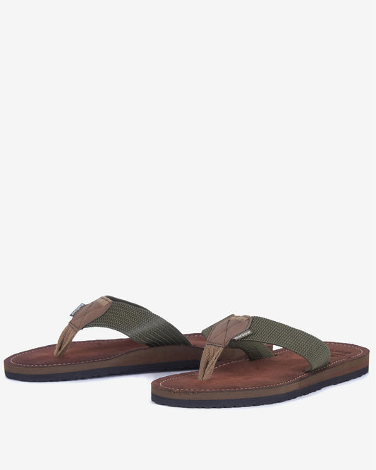 Barbour Toeman Mens Sandal - Olive
