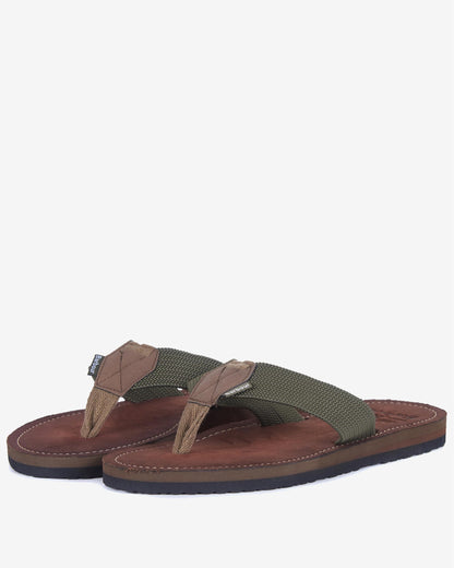 Barbour Toeman Mens Sandal - Olive