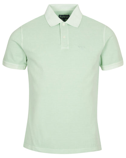 Barbour Wash Sports Mens Polo Shirt - Dusty Mint