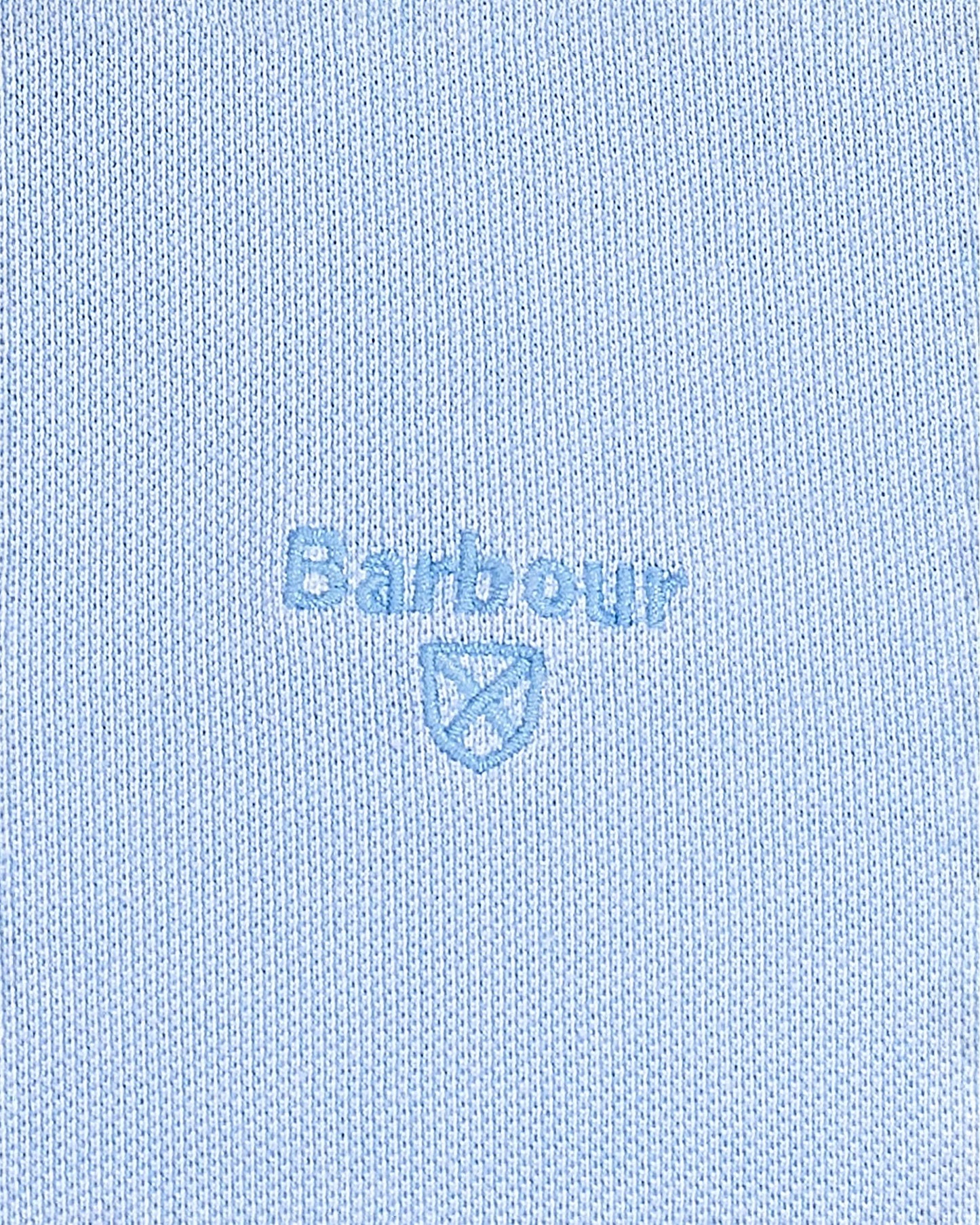Barbour Wash Sports Mens Polo Shirt - Sky