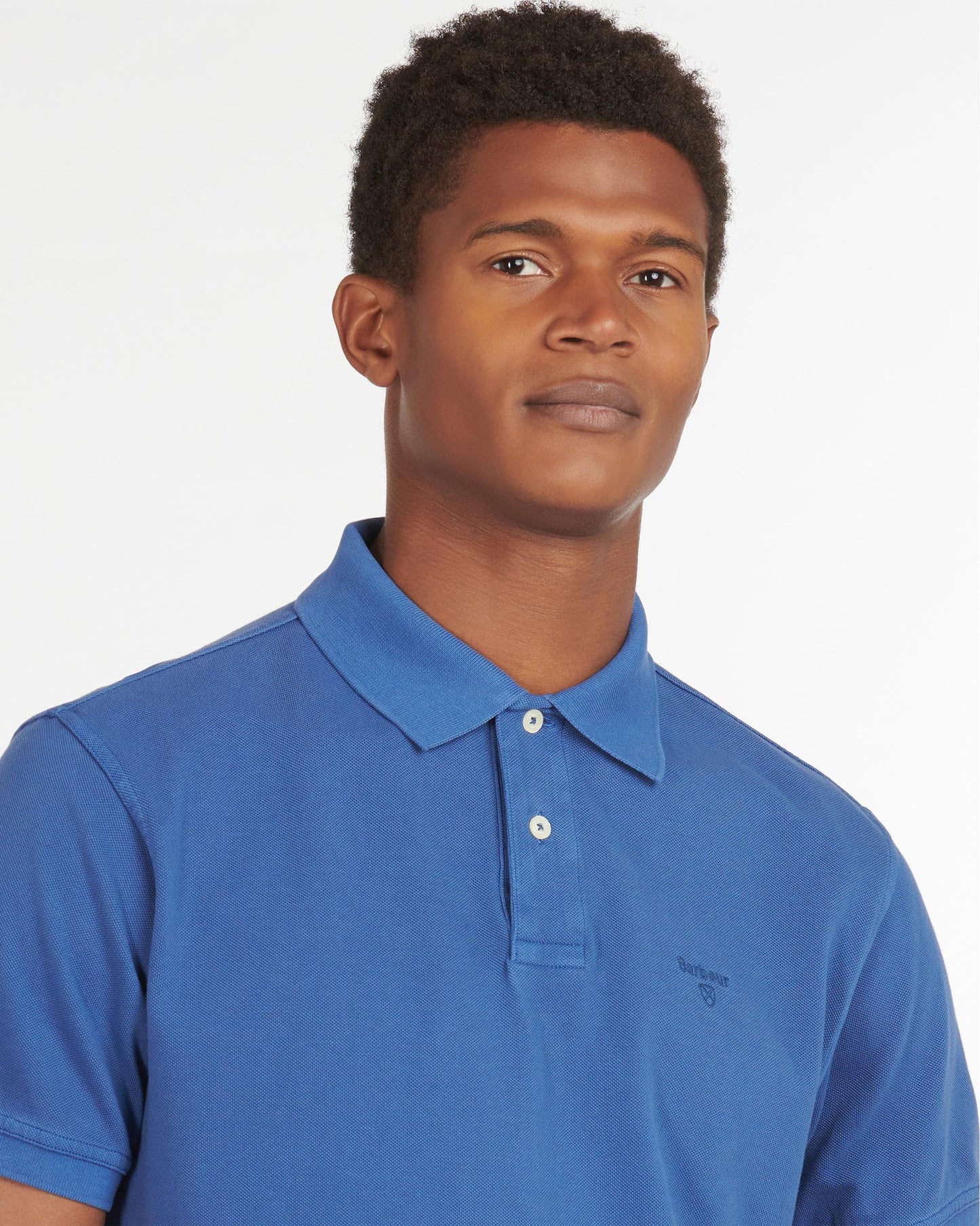 Barbour Wash Sports Mens Polo Shirt - Marine Blue