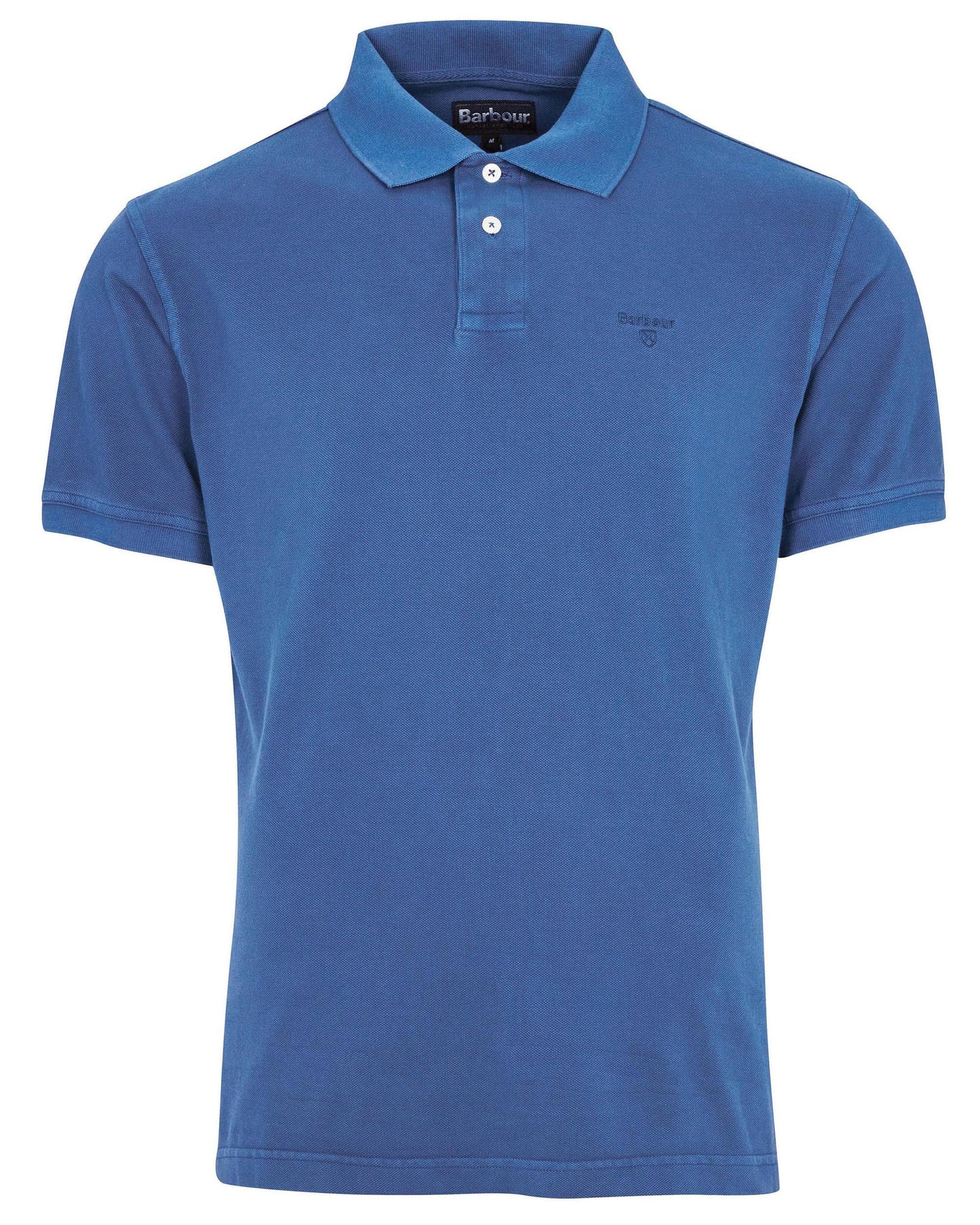 Barbour Wash Sports Mens Polo Shirt - Marine Blue