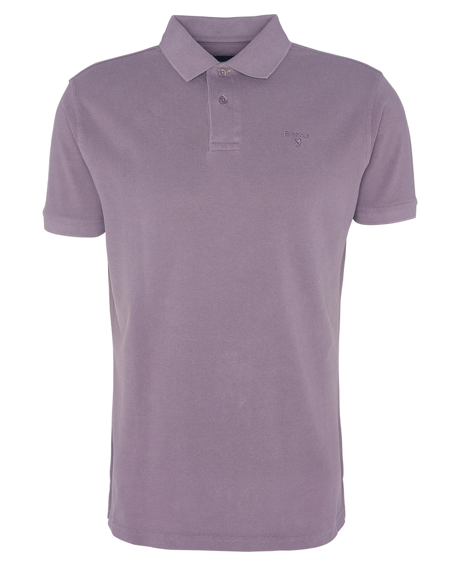 Barbour Wash Sports Mens Polo Shirt - Purple Slate
