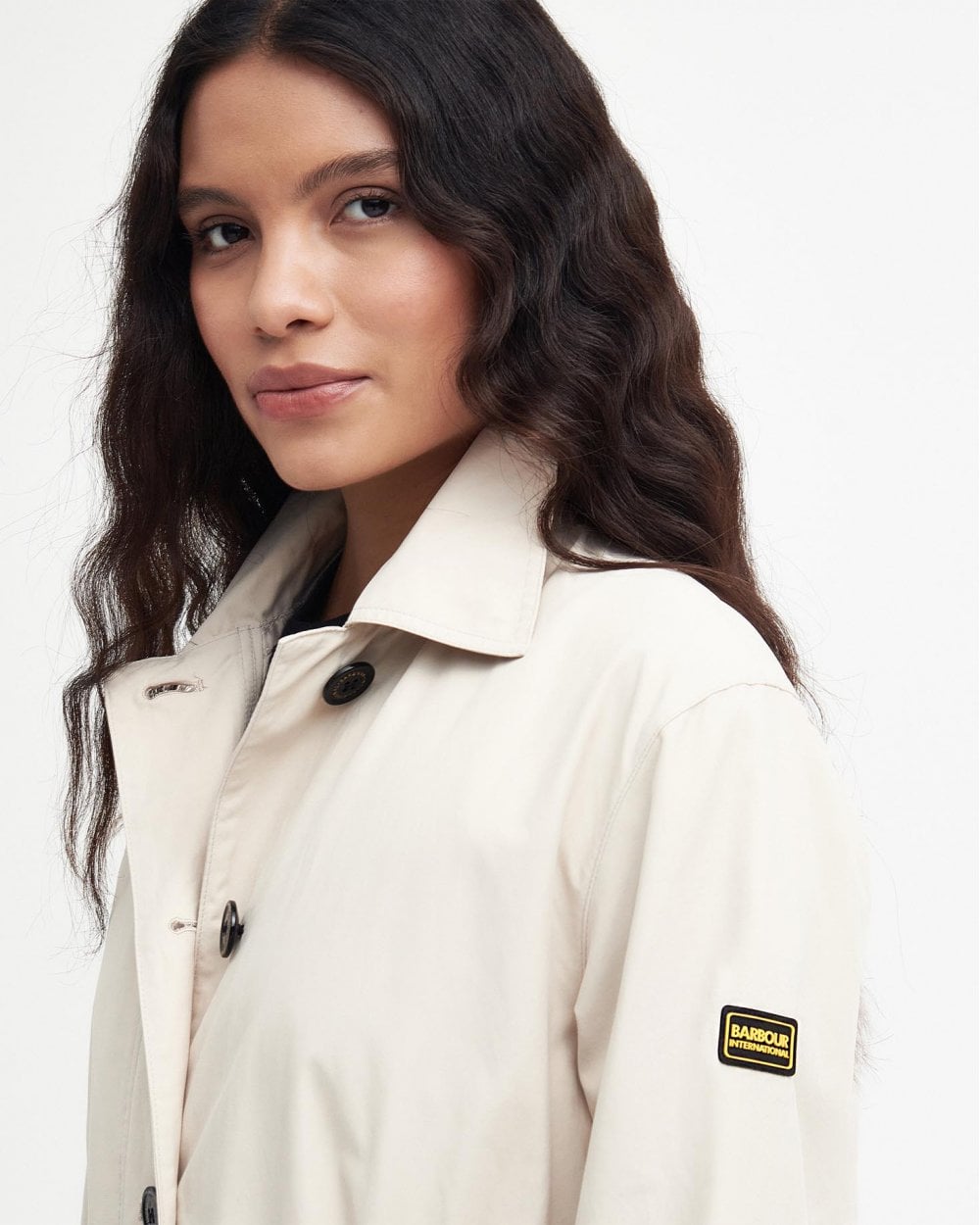 Barbour International Aldrin Womens Long Showerproof