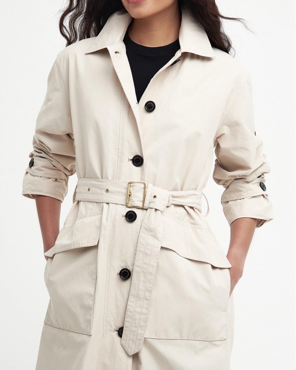 Barbour International Aldrin Womens Long Showerproof