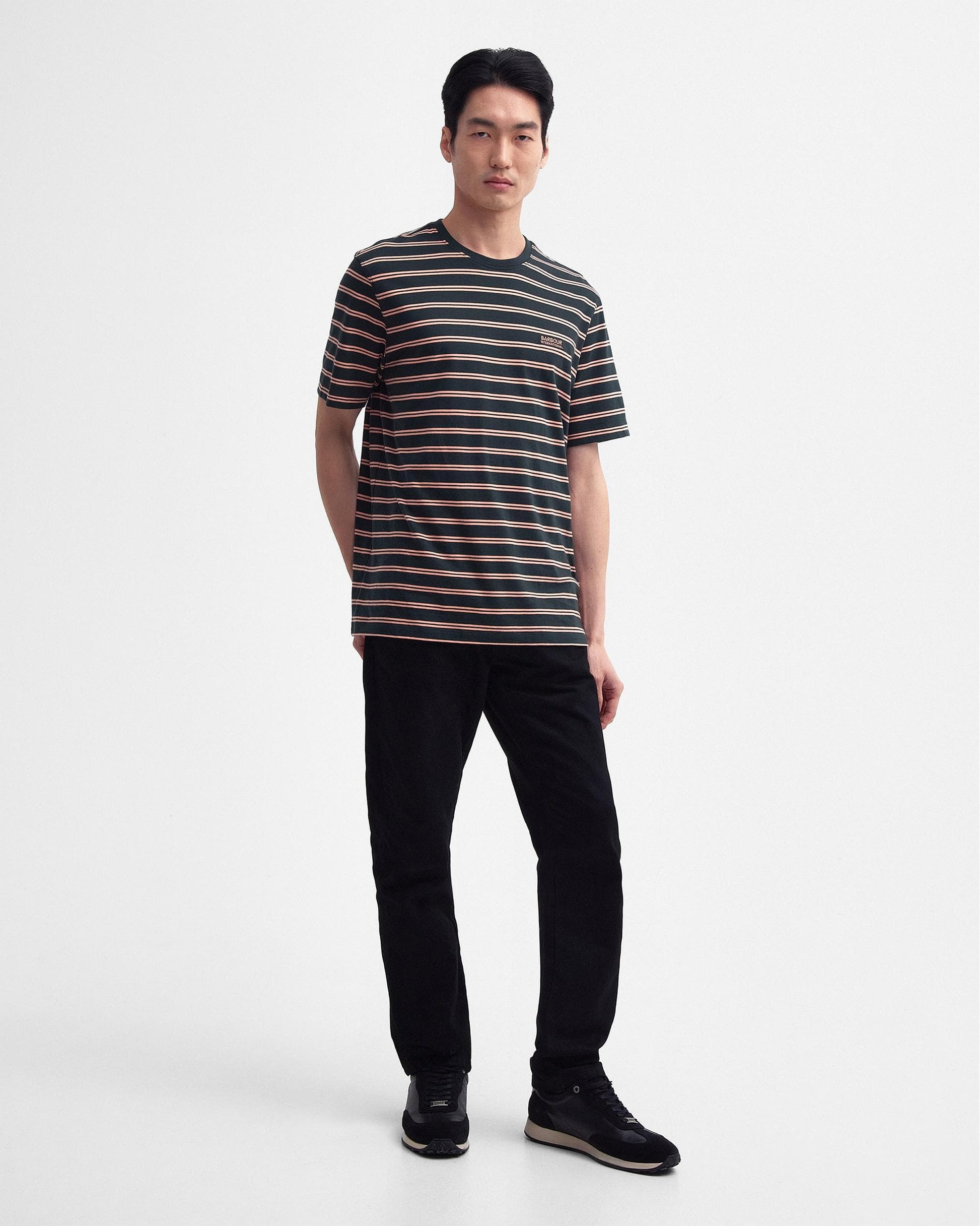 Barbour International Barbour International Bernie Stripe Mens Relaxed T-Shirt