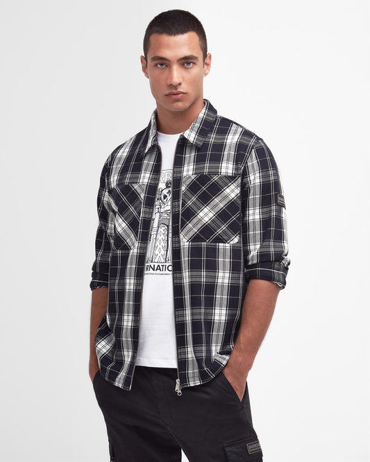 Barbour International Barbour International Diode Mens Zipped Overshirt