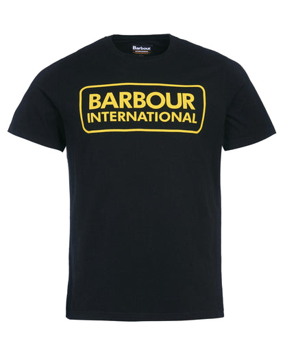 Barbour International Essential Large Logo Mens T-Shirt - Black