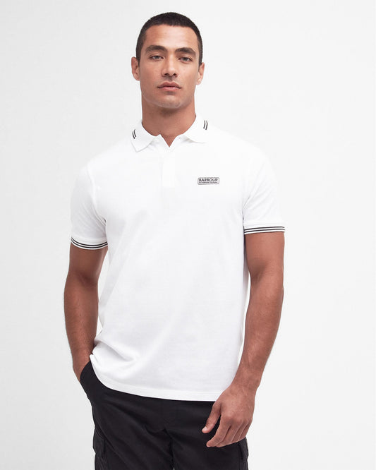 Barbour International Essential Tipped Mens Tailored Polo