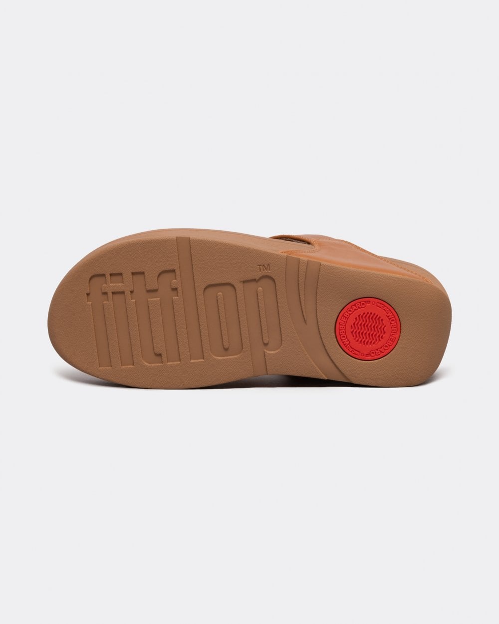 Fitflop Lulu Leather Toepost Womens Flip-Flop - Light Tan 592