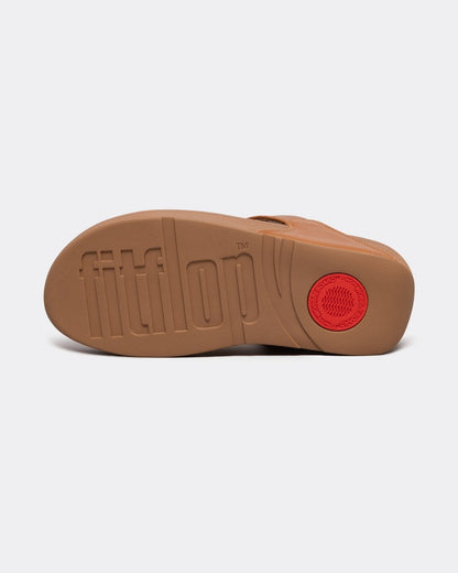 Fitflop Lulu Leather Toepost Womens Flip-Flop - Light Tan 592
