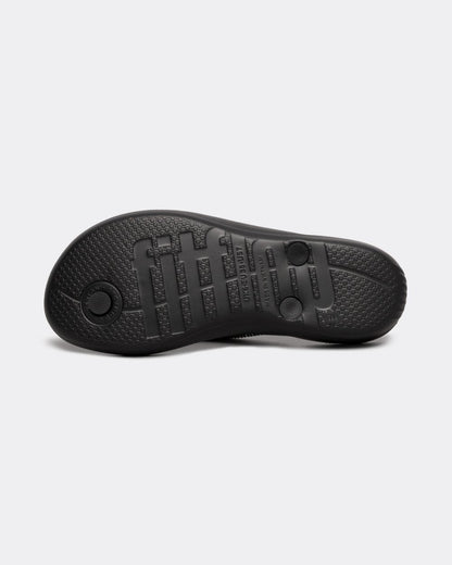 Fitflop IQushion Sparkle Womens Flip-Flop - Black 001