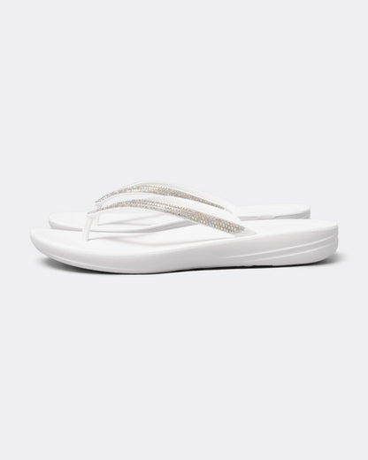 Fitflop IQushion Sparkle Womens Flip-Flop - Urban White 194