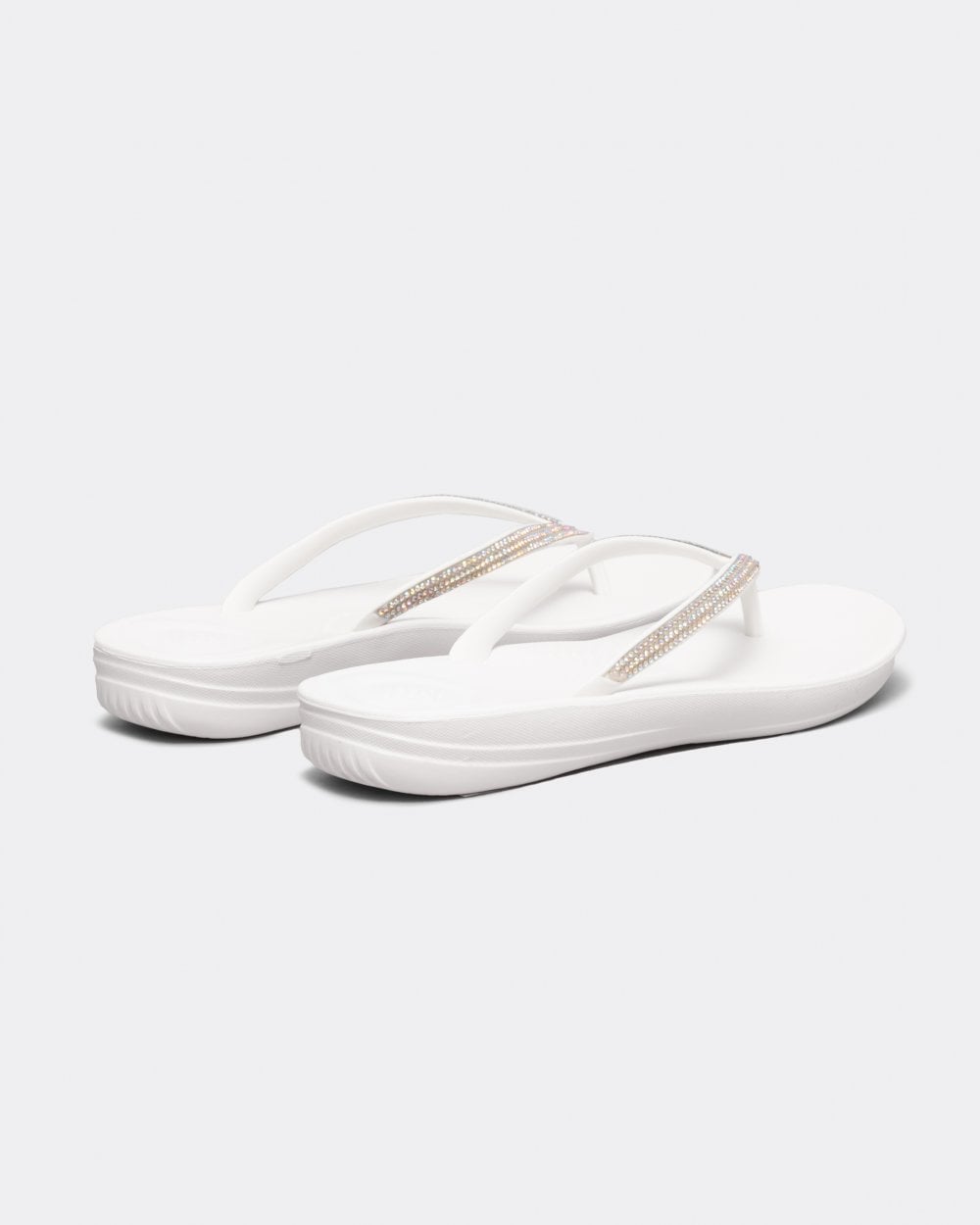 Fitflop IQushion Sparkle Womens Flip-Flop - Urban White 194