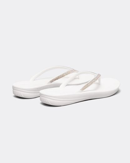 Fitflop IQushion Sparkle Womens Flip-Flop - Urban White 194