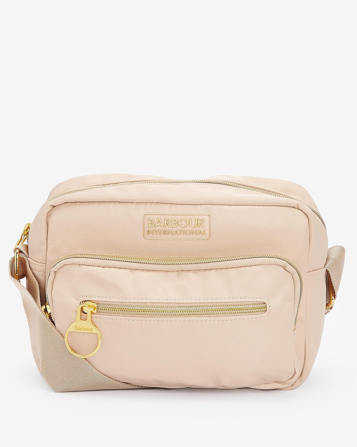Barbour International Qualify Womens Crossbody Bag - Oat