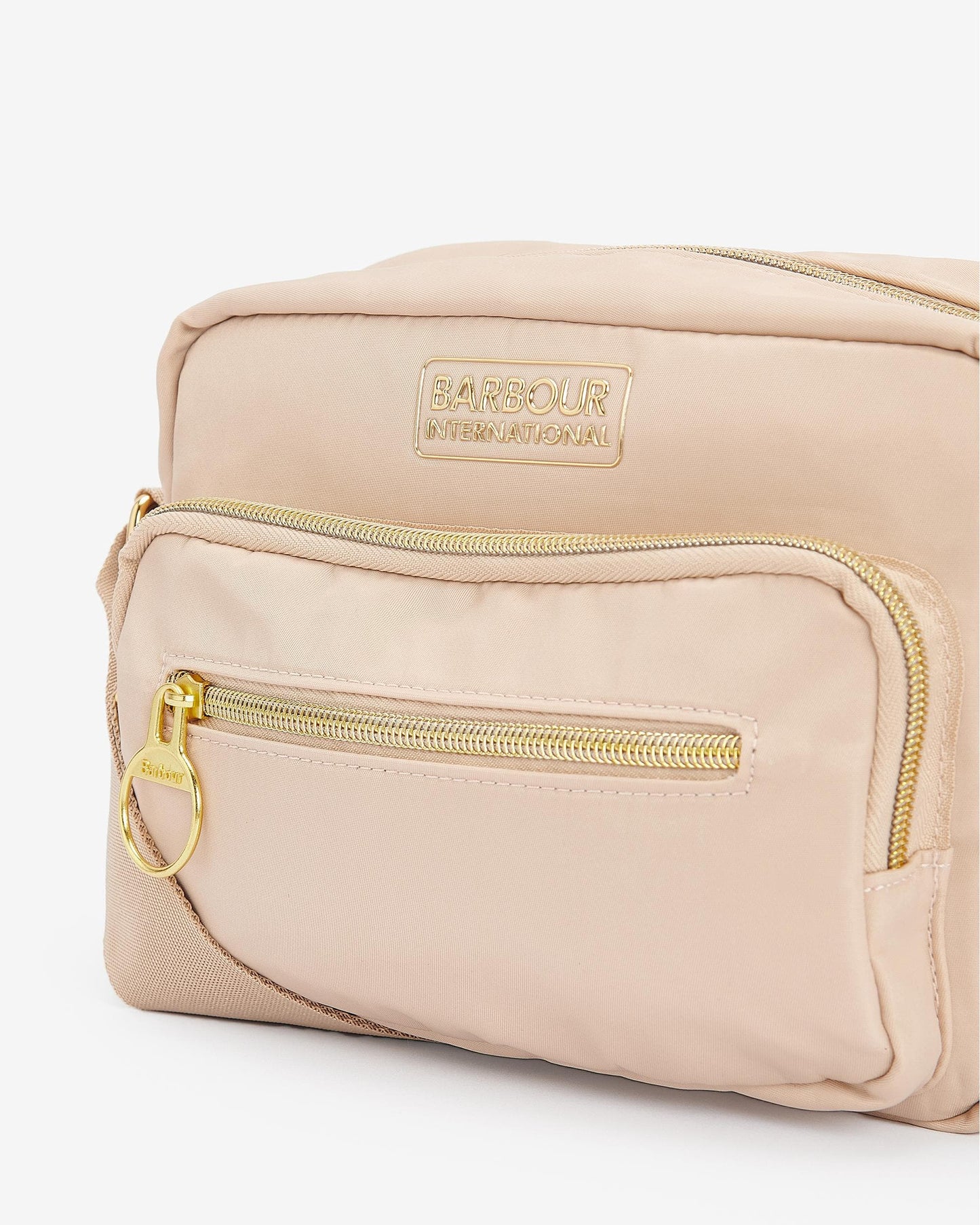 Barbour International Qualify Womens Crossbody Bag - Oat
