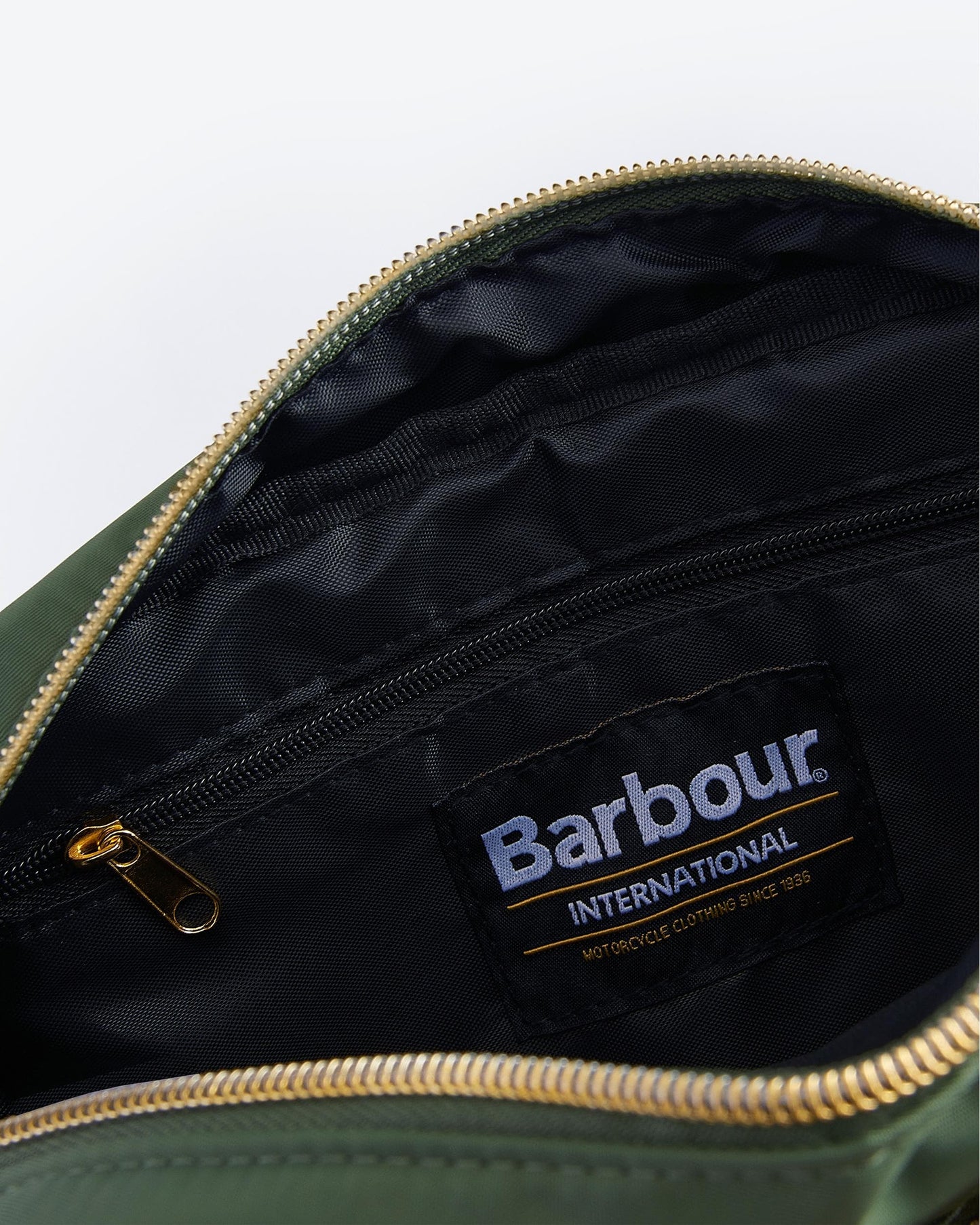 Barbour International Qualify Womens Crossbody Bag - Smoke Green